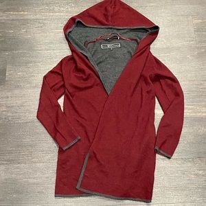 Hooded Open Front Small Sweater BNCI